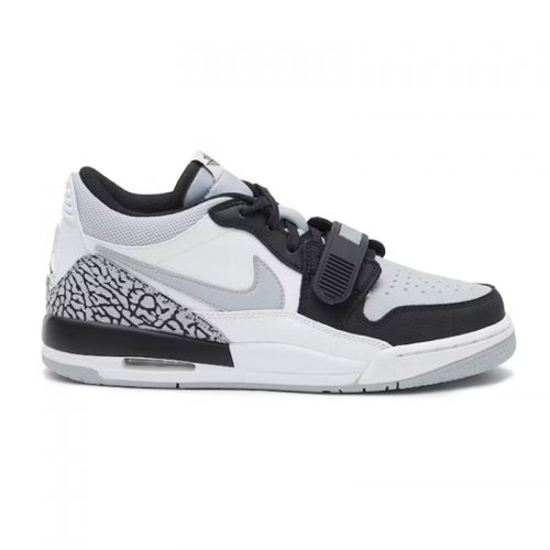 Nike Jordan Legacy 312 Low Chunky Sneakers White and Black