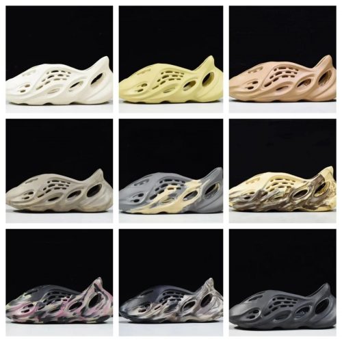 Adidas Yeezy Foam Runner Chunky Slip-On Sneakers Multicolor