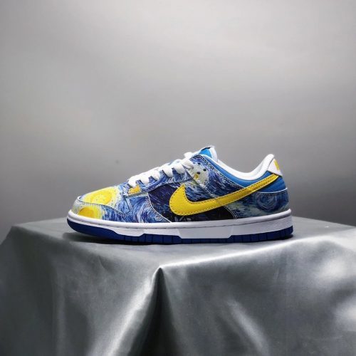 Nike Dunk Low Starry Night Custom Sneakers Multicolor