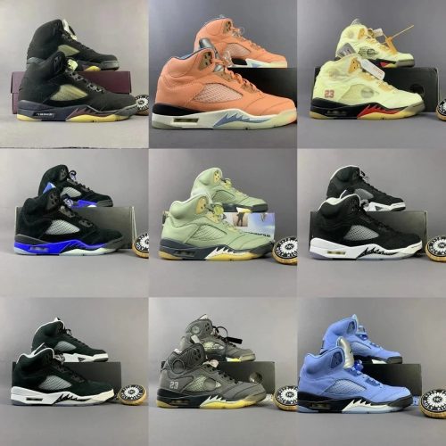 Jordan Air Jordan 5 Retro High Top Sneakers Multicolor