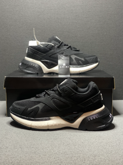 Amiri MA-1 Chunky Sneakers Black and Beige