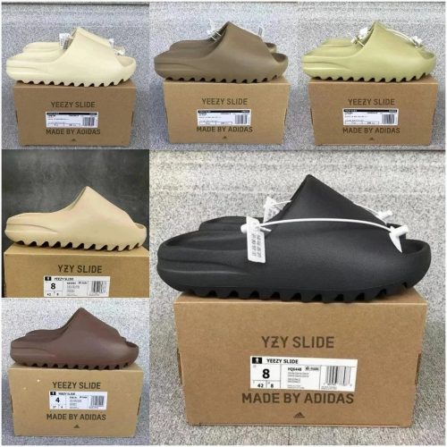 Adidas Yeezy Slide Chunky Foam Slides Multicolor