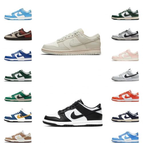 Nike Dunk Low Retro Casual Sneakers Multicolor