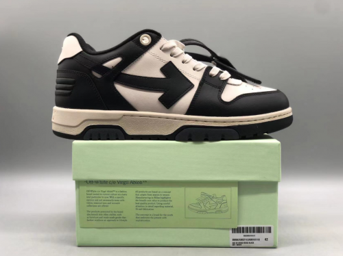Off-White Out of Office Low Top Sneakers Black and White