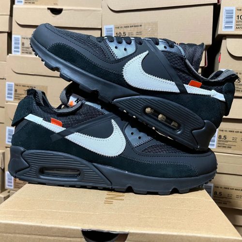 Nike Air Max 90 Off-White chunky sneakers Black