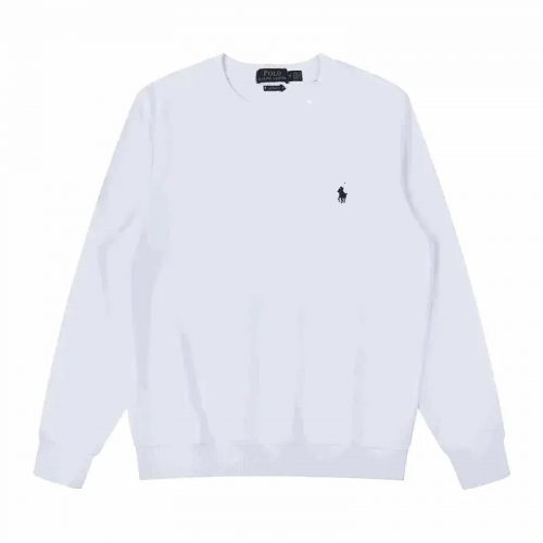 Polo Ralph Lauren PRL Classic Crewneck Cotton Sweatshirt White