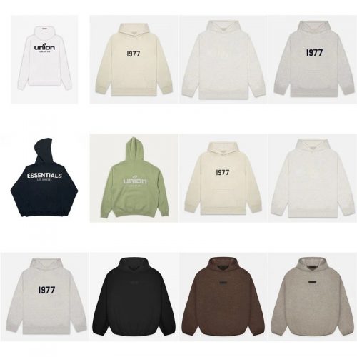 Fear of God FOG Essentials Oversized Hoodie Collection Multicolor