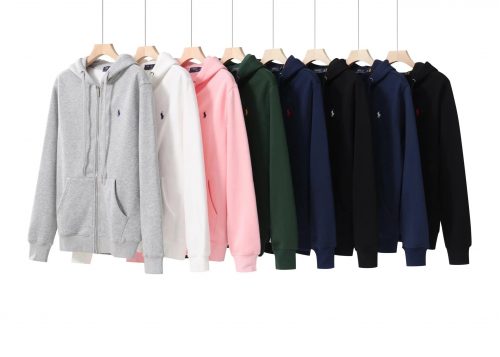 Polo Ralph Lauren Ralph Lauren Zip-Up Hoodie Casual Cotton Sweatshirt Multicolor
