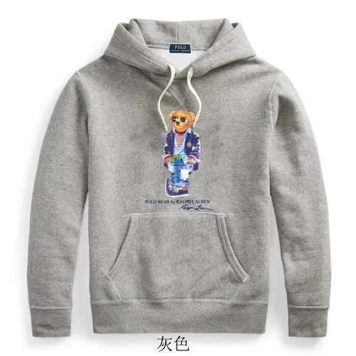 Polo Ralph Lauren Ralph Lauren Polo Bear Graphic Hoodie Gray