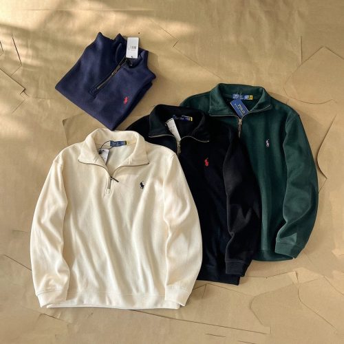 Polo Ralph Lauren Ralph Lauren Quarter-Zip Pullover Cotton Sweatshirt Multicolor