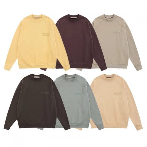 Fear of God FOG Essentials Crewneck Oversized Sweatshirt Multicolor