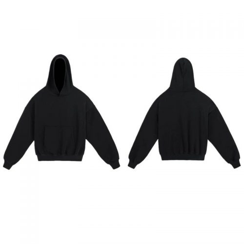 Design Oversized Heavyweight Hoodie Black