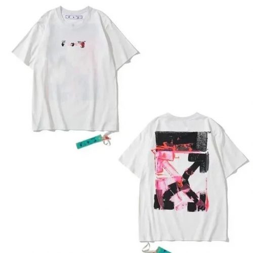 Off-White Acrylic Arrows Graphic Tee T-Shirt White