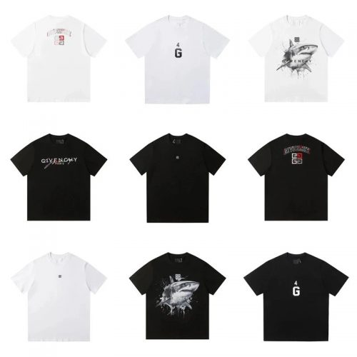 Givenchy Graphic Print Cotton T-Shirt Multicolor