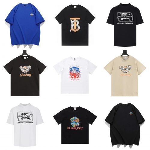 Burberry Graphic Print Cotton T-Shirt Multicolor
