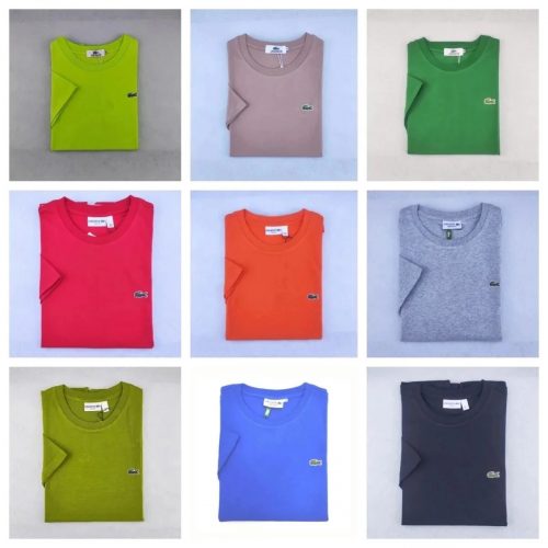 Lacoste Classic Crewneck Cotton T-Shirt Multicolor