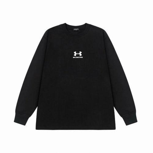 Balenciaga Under Armour Collaboration Oversized Long Sleeve Shirt Black