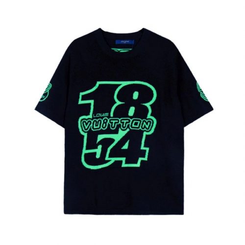 Louis Vuitton LV 1854 Graphic Oversized T-Shirt Black and Green