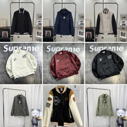 Nike Varsity and Windbreaker Casual Jackets Multicolor
