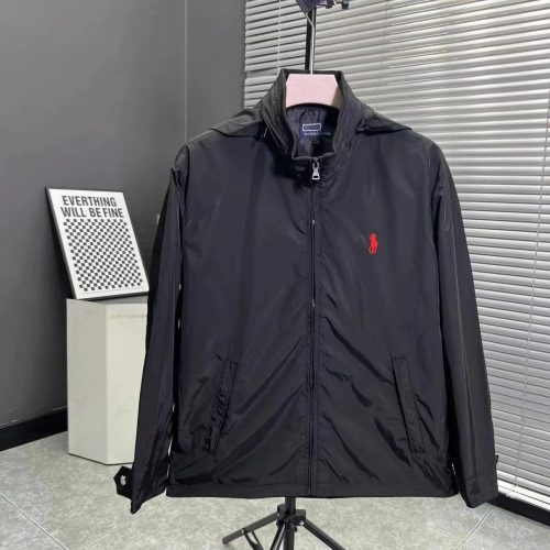 Ralph Lauren Lightweight Windbreaker Jacket Black