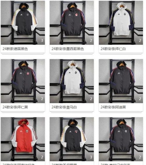 Adidas 2024 Training Windbreaker Lightweight Jacket Multicolor