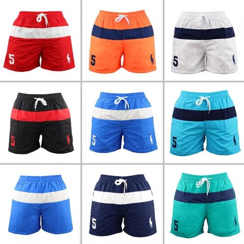 Ralph Lauren Big Pony Colorblock Swim Trunks Multicolor