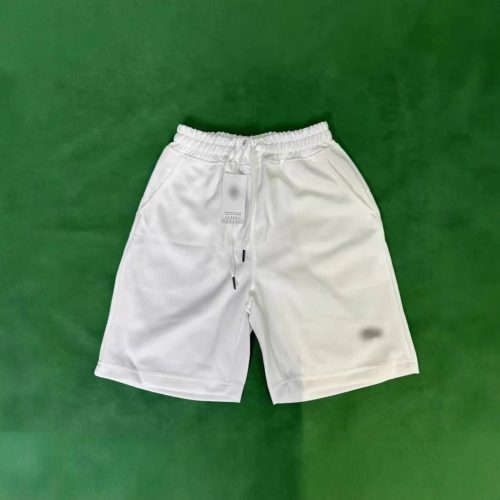 Design Drawstring Elastic Waist Casual Shorts White
