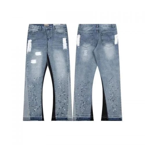 Gallery Dept. La Flare Denim Distressed Jeans Blue