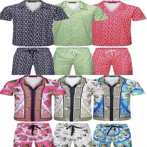 Versace Baroque Print Summer Matching Set Multicolor