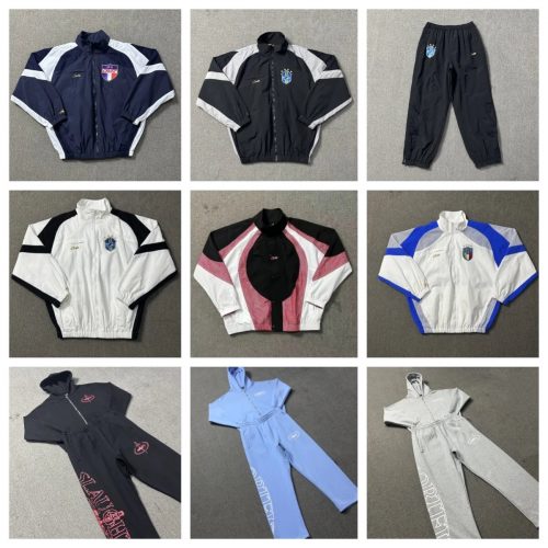 Corteiz Tracksuit Set Streetwear Matching Set Multicolor