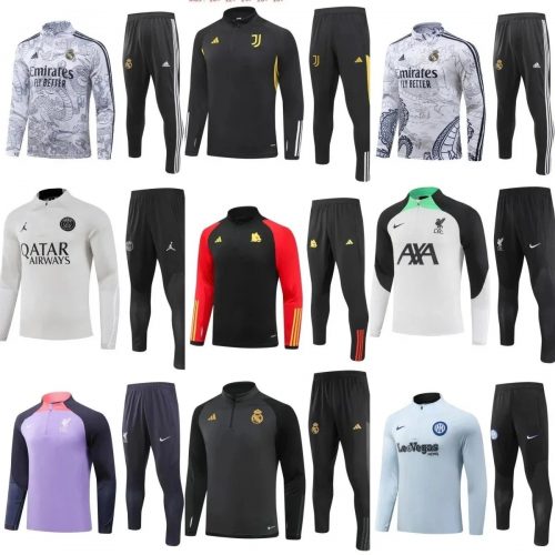 Adidas Football Training Tracksuit Soccer Jersey and Pants Set Multicolor
