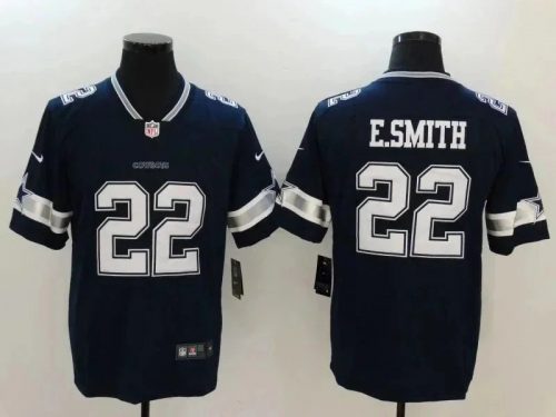 Nike Emmitt Smith Dallas Cowboys 22 Retro Football Jersey Navy