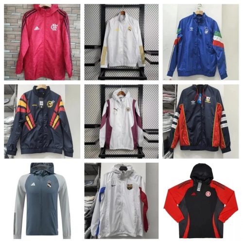 Adidas Flamengo Track Jacket Lightweight Sports Jacket Red