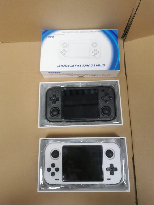 Design O30S Handheld Game Console Portable Gaming Device Black and White