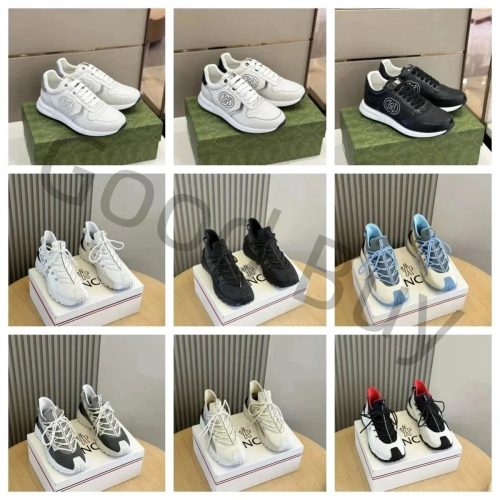 Gucci Rhyton Chunky Sneakers White and Black