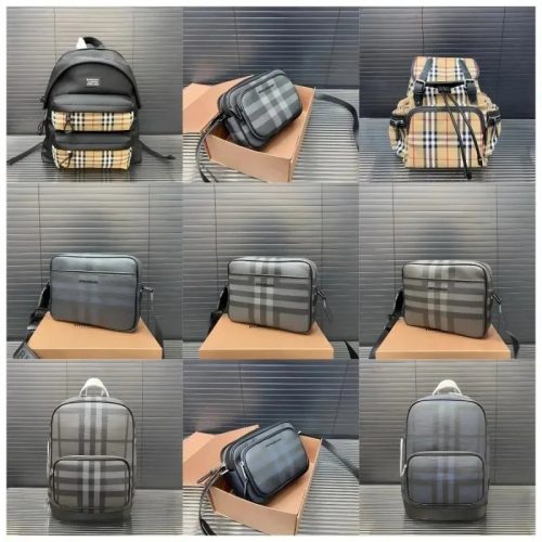 Burberry Check Print Iconic Designer Backpacks and Crossbody Bags Multicolor
