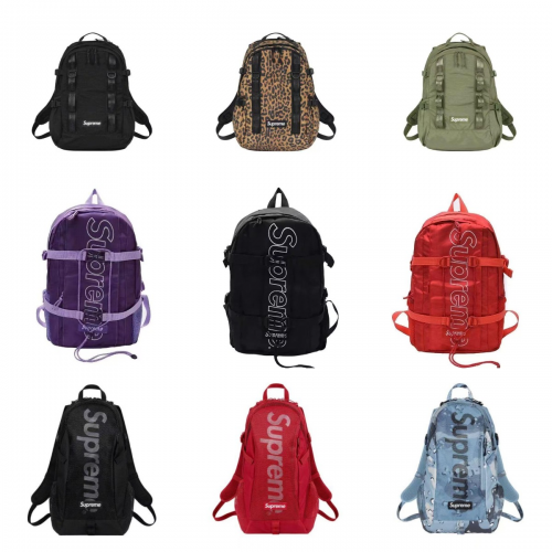 Supreme Backpack Streetwear Travel Bag Multicolor