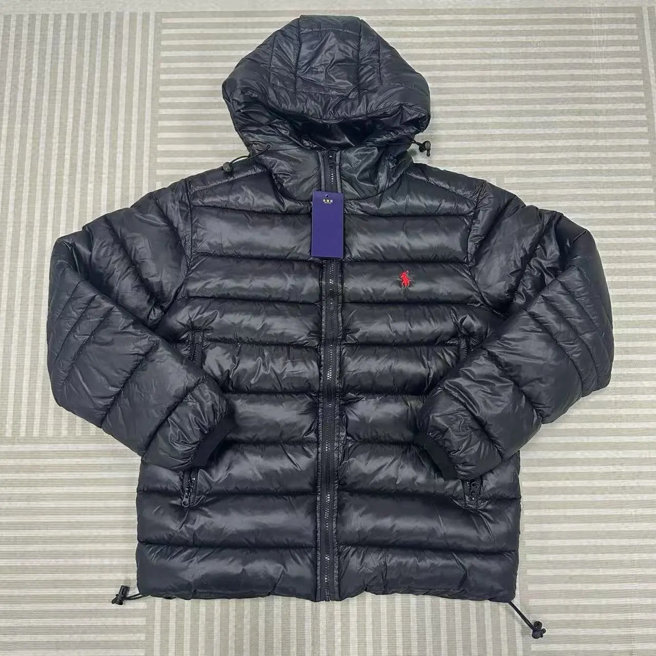 Ralph Lauren刺绣羽绒服-黑色