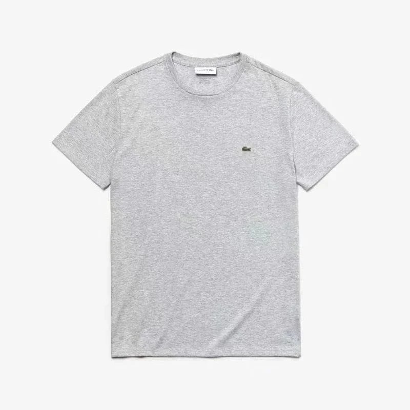 圆领浅灰