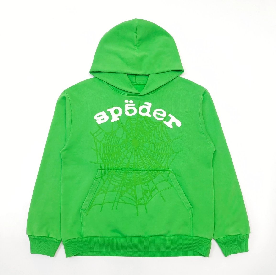 Web Hoodie Slime Green