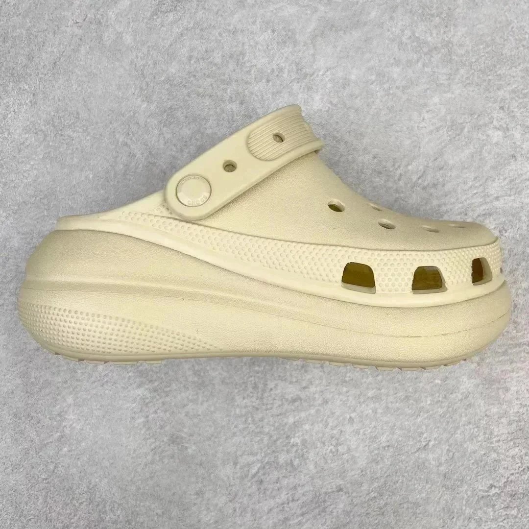 DG版本 Crocs泡芙 卡其 偏大一码