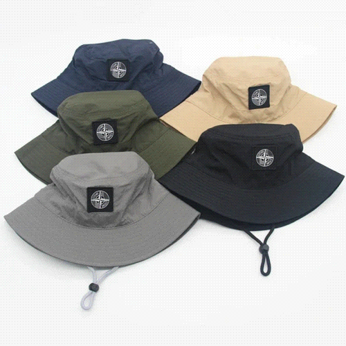 Stone Island Nylon Metal Bucket Hat Casual Headwear Multicolor