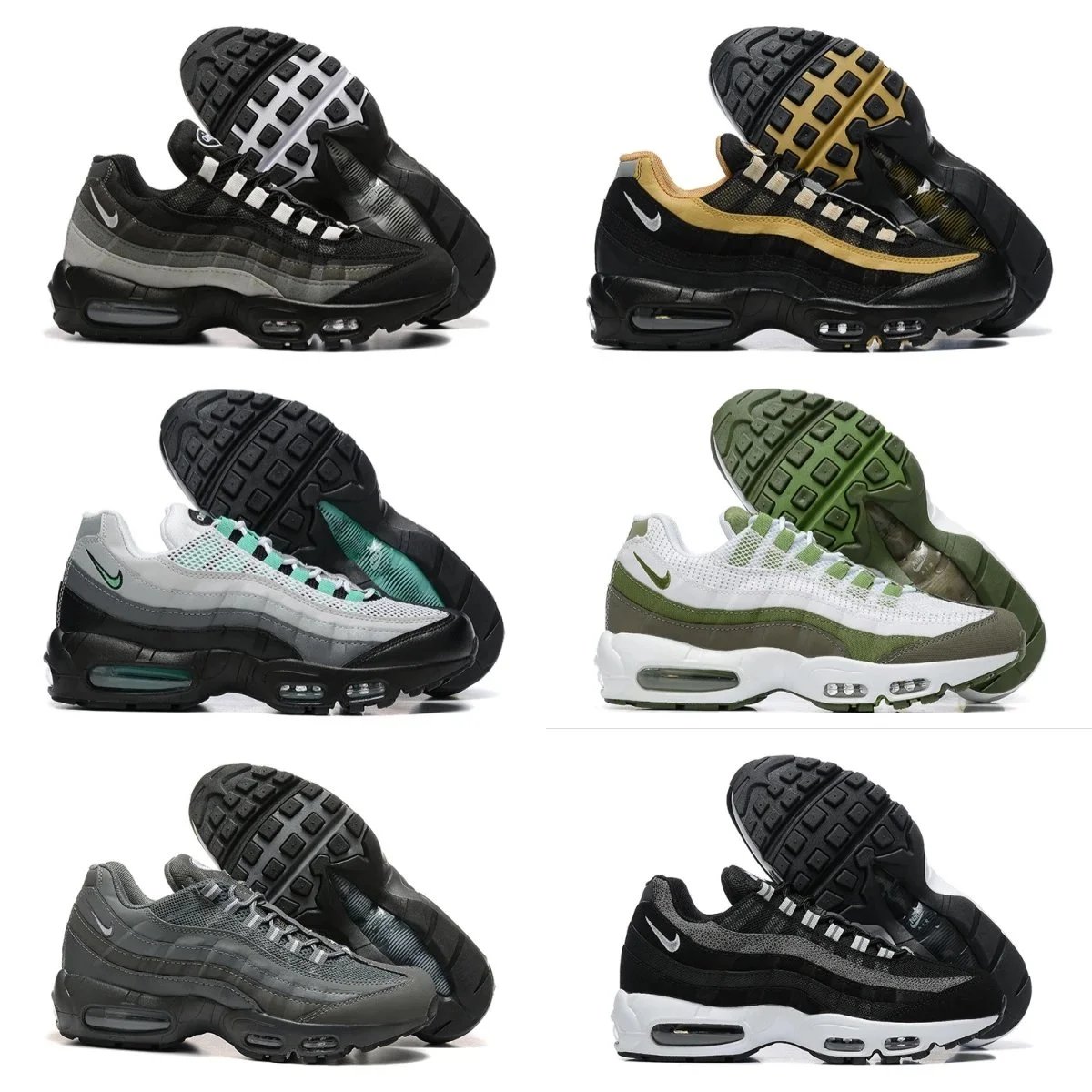 Nike Air Max 95 Running Shoes Multicolor