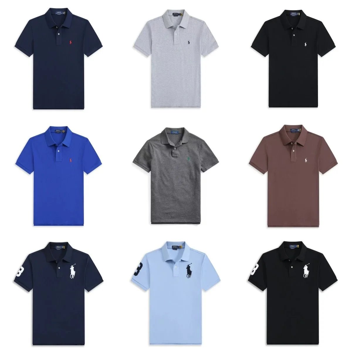 Polo Ralph Lauren Polo Classic Fit Polo Shirt Cotton Casual Shirt Multicolor
