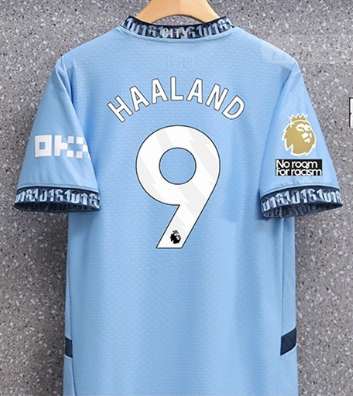 Manchester City Haaland 9 Football Jersey Light Blue