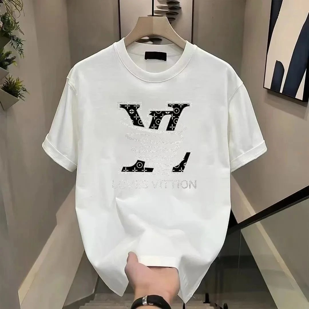 Louis Vuitton LV Graphic Print Casual T-Shirt White