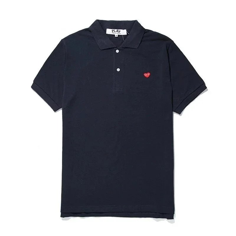 Navy Blue with Red Heart