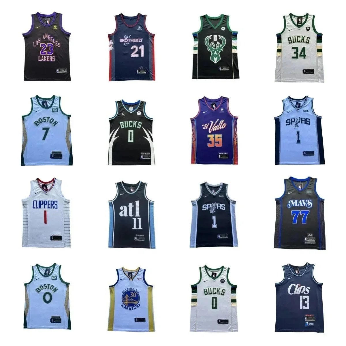 Nike NBA Basketball Jersey Lightweight Performance Jersey Multicolor
