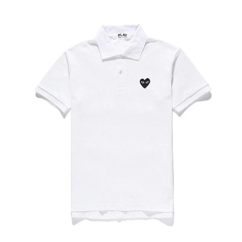 White with a black heart White with a black heart