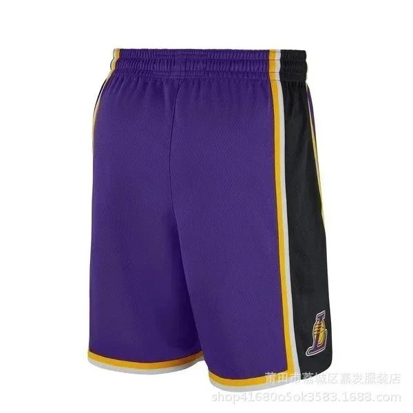 湖人复古紫色球裤 湖人复古紫色球裤